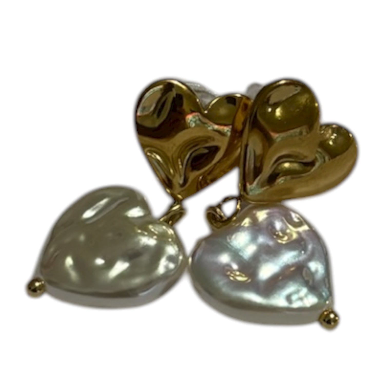 Pantallas perladas de corazón