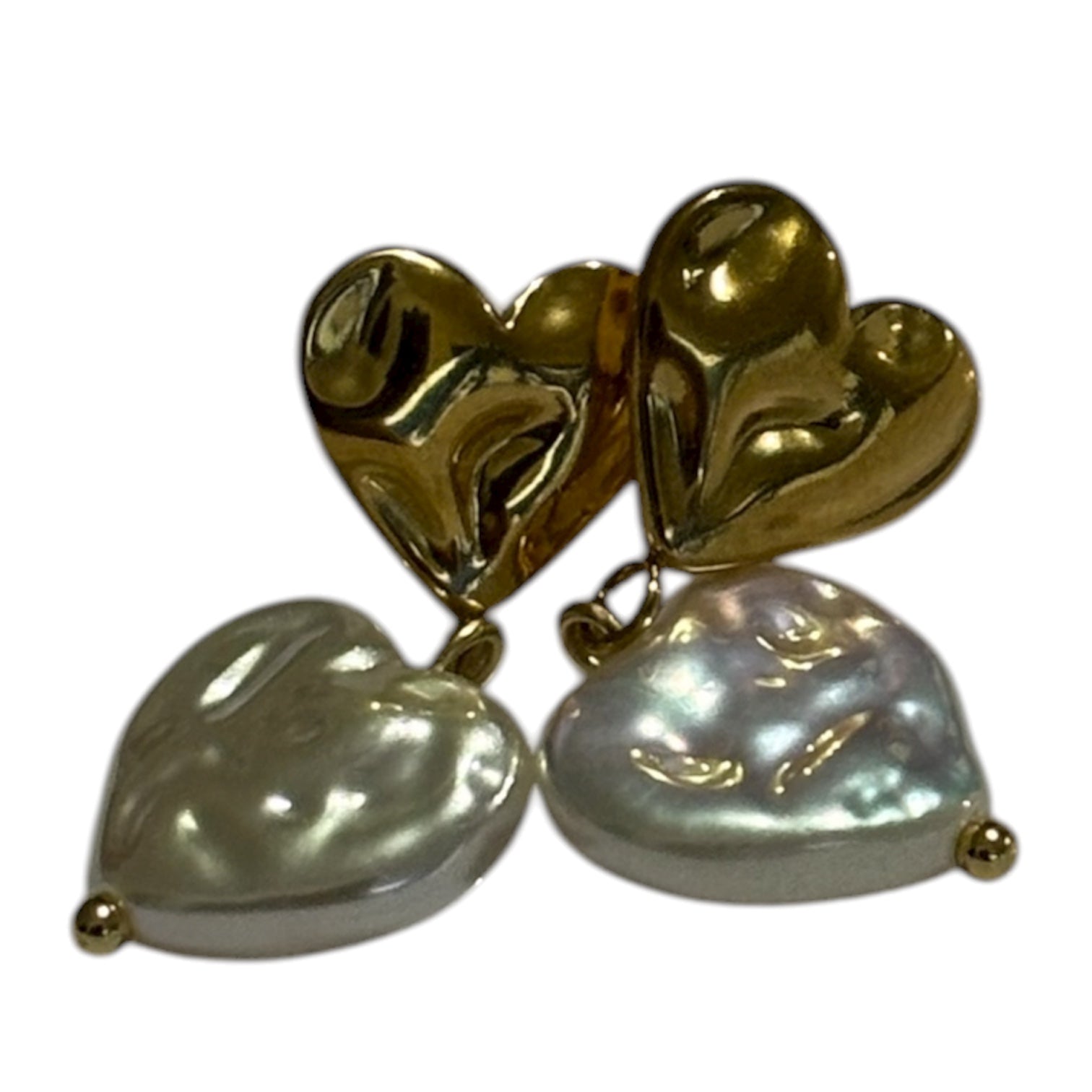 Pantallas perladas de corazón