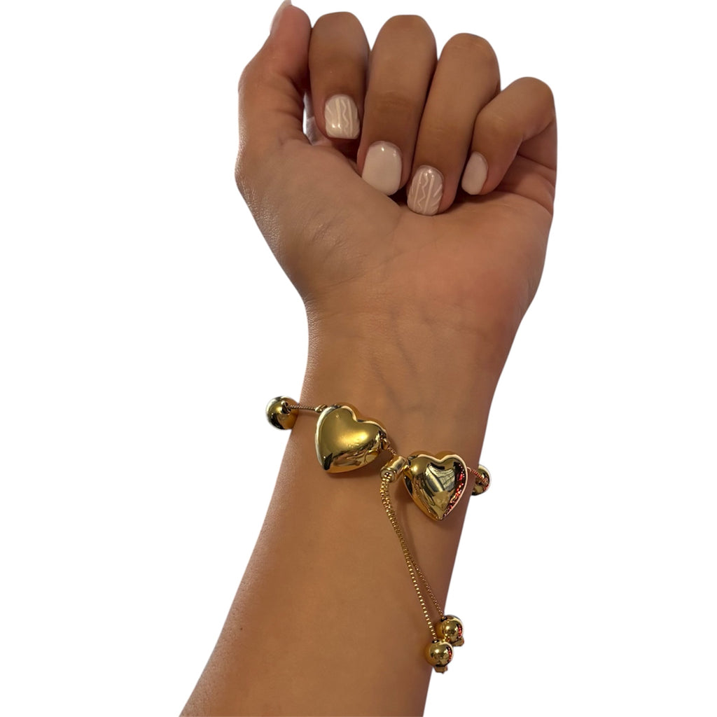Pulsera Ajustable de Corazón