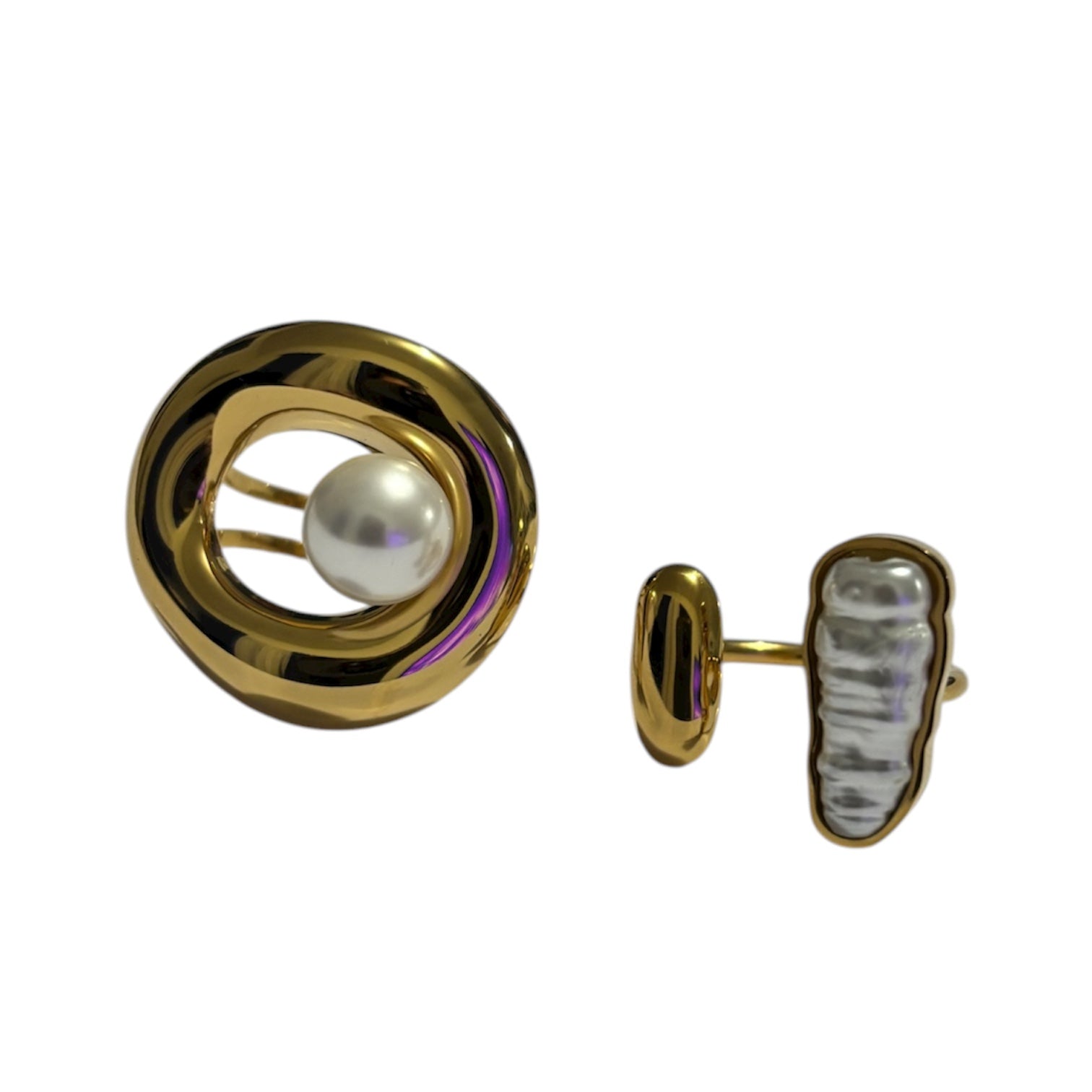 Anillos perlados Ajustables